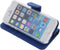 Accezz Hoesje Geschikt voor iPhone SE (2016) / 5 / 5s Hoesje Met Pasjeshouder - Accezz Wallet Softcase Bookcase - Donkerblauw