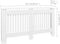vidaXL Radiatorombouw 2 st 172 cm MDF wit