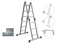 Batavia Aluminium Multifunctionele Ladder 4x3 sporten - Hoogte 165 cm - Werkhoogte 339 cm - Compact