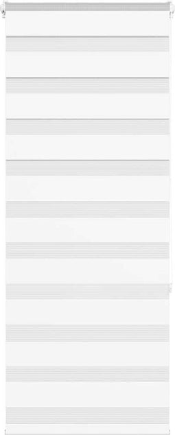 vidaXL - Zebra - rolgordijn - 55x150 - cm - stofbreedte - 50,9 - cm - polyester - wit
