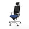 Bureaustoel met hoofdsteun Piqueras y Crespo 4B026G1 Marineblauw