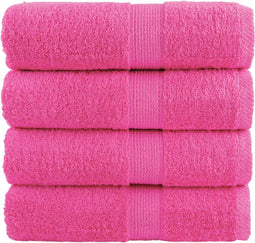 vidaXL - Gastendoekjes - SOLUND - 4 - st - 600 - g/m² - 30x50 - cm - roze