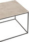 J-Line salontafel Rechthoek - aluminium/ijzer - zilver/zwart