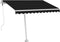 vidaXL - Luifel - vrijstaand - automatisch - 350x250 - cm - antracietkleurig