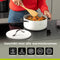 BE Living Essential Braadpan - Ø 24 cm - Keramisch - PFAS vrij - Inductie - Wit
