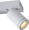 Lucide TAYLOR - Plafondspot - 2x5W LED Dim to warm 2200K/3000K - IP44 - Wit (2 stuks)