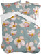 Noorse hoes HappyFriday Spring Blossom Multicolour 140 x 200 cm