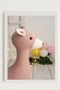 Schilderij Crochetts Multicolour Roze 33 x 43 x 2 cm Herten