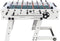 Cougar Scorpion Kick Voetbaltafel Opklapbaar in wit- Tafelvoetbal tafel incl. 2 ballen en scoreteller - Indoor voetbal tafel van 126x61x80cm