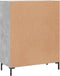 vidaXL - Dressoir - 69,5x34x90 - cm - bewerkt - hout - betongrijs