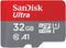 SanDisk Ultra microSDHC 32GB - UHS-I - Class 10 A1 - met SD-adapter