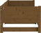 vidaXL - Slaapbank - uitschuifbaar - grenenhout - honingbruin - 2x(90x200) - cm