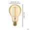 EGLO Golden Age LED lamp - E27 - Dimbaar - 4W - Ø 7,5 cm