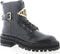 Liu Jo Pink 127 - Dames Veterboots - Zwart Gladleer - Maat 38