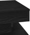 vidaXL - Salontafel - 360 - graden - draaibaar - 50x50x34,5 - cm - zwart