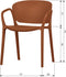 WOOOD Tuinstoel Bent - Kunststof - Terra - 75x57x56