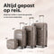 SKYCASES Travelin' Charm - 4-delige Trolleyset - Lichtgewicht Duurzaam Cijferslot - 32L/60L/98L