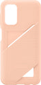 Samsung Galaxy A13 - Card Slot Back Case - Opbergruimte voor 2 pasjes - Oranje