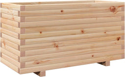 vidaXL - Plantenbak - 90x40x49,5 - cm - massief - grenenhout