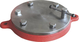 Parallelbankschroef zonder draaischijf, beklengte 120 mm, met buisklembek