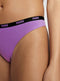 PUMA BASICS Dames 3P String - Katoen en modal - Zwart (3-pack)
