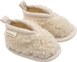 Binibamba Booties/pantoffels Milk - Beige