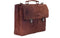 DSTRCT Wall Street A4 Laptoptas - 15,4 inch - 100% Echt Nappa Leer - Bruin