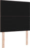 vidaXL - Hoofdbord - Knopen - Tufted - Donkerbruin - 80 - cm - Stof
