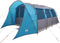 vidaXL - Familietent - met - Ramen - Tunnel - Blauw - voor - 8 - Personen - - - Waterdicht