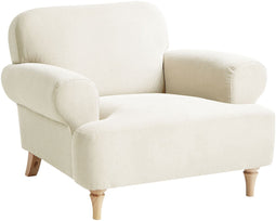 KIBERG - Fauteuil - Beige - Polyester