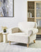 KIBERG - Fauteuil - Beige - Polyester