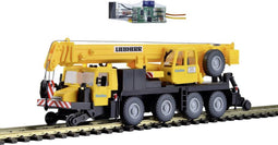 Kibri 10558 H0 Bouwvoertuig Liebherr Mobiele kraan LTM 1050-4 spoorbouw