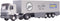 Kibri 12500 H0 Vrachtwagen Mercedes Benz Actros 2-assig met trailer - speciale serie