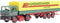 Kibri 14699 H0 Vrachtwagen Raba Raba 2-assige trekker met HUNGAROCAMION schuifzeil-oplegger