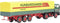 Kibri 14699 H0 Vrachtwagen Raba Raba 2-assige trekker met HUNGAROCAMION schuifzeil-oplegger