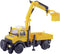 Kibri 14991 H0 Vrachtwagen Mercedes Benz Unimog voor spoorwegbouw met kraan/hoogwerker