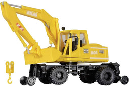 Kibri 16312 H0 Bouwvoertuig Atlas Spoorbouw weg-rail graafmachine