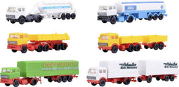 Kibri 36980 Z Vrachtwagen Set van 6 vrachtwagencombinaties