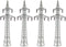 Kibri 38533 H0 Deco-set stroomknoppen, 4 stuks