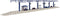 Kibri 39549 H0 Modern perron voor C-rails