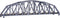 Kibri 39700 H0 Stalen boogbrug 1 spoor Universeel (l x b x h) 460 x 80 x 116 mm