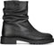 PS Poelman DUNGABALL - Dames enkellaarzen - Chunky zool 3.5 cm - Zwart