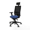 Bureaustoel met hoofdsteun Piqueras y Crespo 2D066G1 Marineblauw