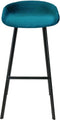Kick barkruk Finn hoog - Velvet Blauw
