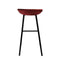 Kick barkruk Finn hoog - Velvet Rood