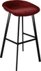 Kick barkruk Finn laag - Velvet Rood