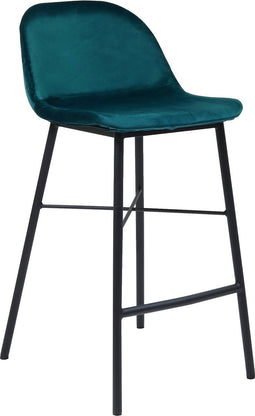 Kick barkruk JEFF - Velvet Blauw