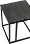 Kick Bijzettafel Anna - Zwart - 45x45