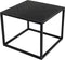 Kick Bijzettafel Hugo 50x50cm - Zwart
