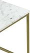 Kick Bijzettafel Marble - Wit
